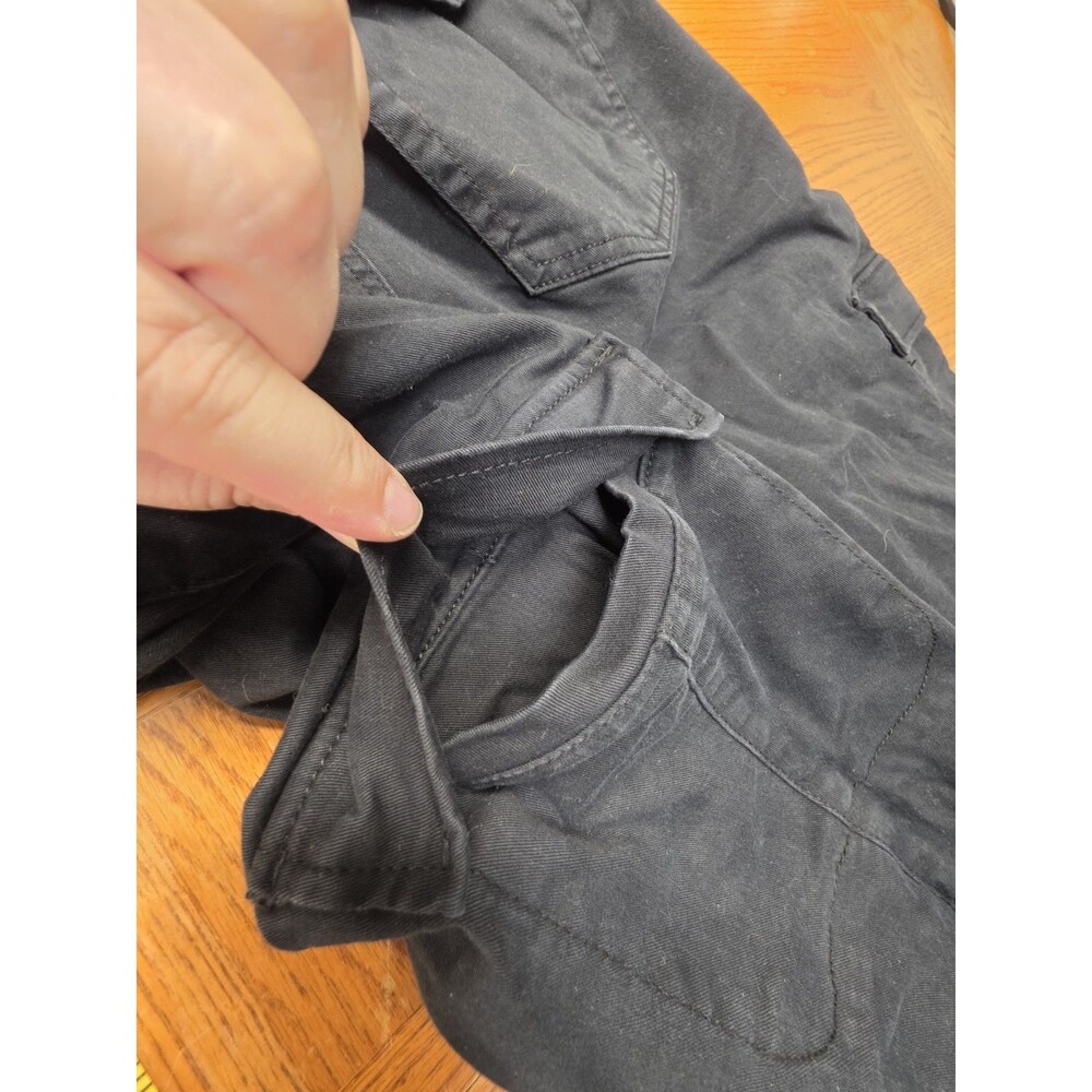 Torris Plus Size 2T Pull-On Drawstring Black Cargo Pants - Picture 4 of 13